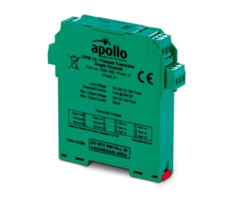 INIM FIRE 55000-856 Dual-channel protocol translator for Apollo XP95 series addressed analog detectors