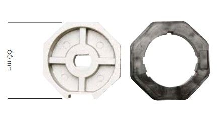SOMMER 5902V000 Kit di adattamento per albero ottagonale da 70