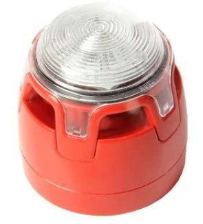NOTIFIER CWSS-RR-S3 OPTICAL/ACOUSTIC ALARM WITH RED LED IP21C EN54-3/23 (OPEN CLASS)
