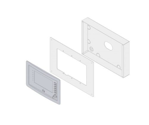 INIM FIRE PRREP Box for mounting the FPMCPU module as a remote repeater