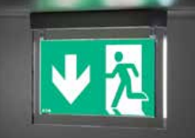 COOPER CSA LIGHTING LUM10585 CrystalWay 20m LEFT VERTICAL PICTOGRAM