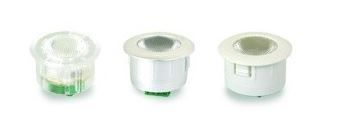 VENITEM 23.32.33 Ripetitore led da incasso alimentazione 3V - 30V  supporto cromato luce gialla