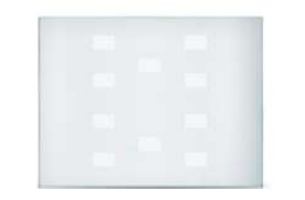 EELECTRON 9025GL310C01 VETRO CUSTOM - 3 MODULI - BIANCO