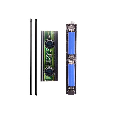 POLITEC SADRIN WSE SMA 425 Mini barrier H 250 cm 4 rays double optics 4TX and 4RX. Range from 1 to 10 m. 3.6V 19Ah battery housing box included and universal TX radio.