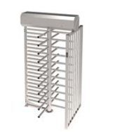 NICE TURNSTILES CAGEOL4 Single gate with 4-arm rotor, 90° angle with servo driven - AISI 304 brushed stainless steel structure