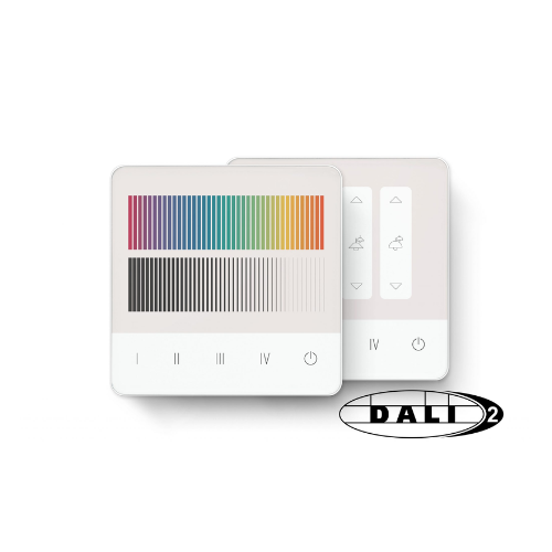 LUNATONE 24035410-PS-G08A capacitive Touchpanel with DALI PS (70mA), up to 1