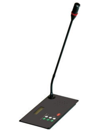 ITC AUDIO 5200-435010 BDI405 Digital Delegate microphone base from incas