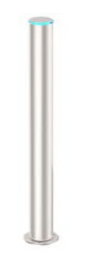 NICE TORNELLI POST1RAL Colonnina con LED di segnalazione per AGS Slim - Verniciato a polvere AISI304