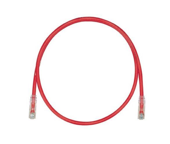 PANDUIT UTPSP10MRDY Copper Patch Cord- Cat 6- Red UTP Cable- 10 Meter