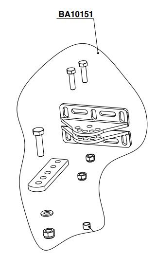 RIB BA10151 R CONF. POST.KING EVO ATTACKS