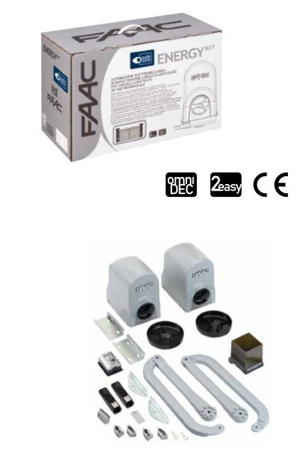 FAAC 104575 AUTOMAZIONE ELETTROMECCANICA ENERGYKIT 391 SAFE
