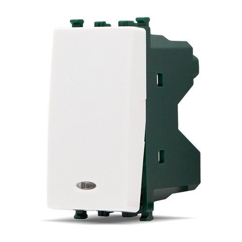 MT DISTRIBUZIONE GEM-F661BI WHITE GEM LIGHT SWITCH