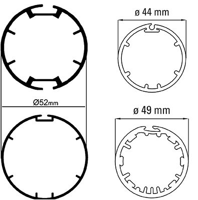 FAAC 132004 ADAPTER FOR TM35 TUBE TYPE M1