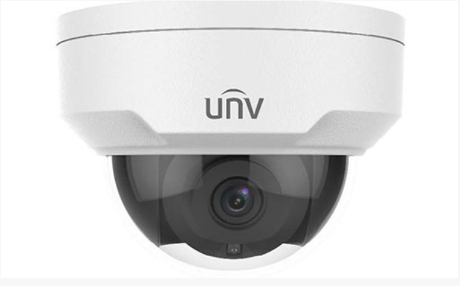 UNIVIEW IPC325SS-DF28K-I0 Telecamera di rete dome resistente agli atti vandalici LightHunter Deep Learning da 5 MP