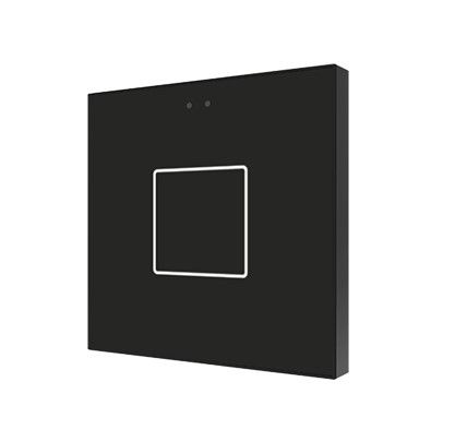 ZENNIO ZVI-F1-A ZVI-F1-A Flat 1 Tastiera touch capacitiva retroilluminata, 1 tasto, nero