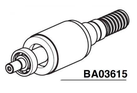 RIB BA03615 R ROTOR WITH SHAFT+SUPER 3600 BEARING
