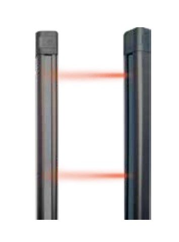 AVS ELECTRONICS 1140104 Barriera ad infrarosso attivo per porte e finestre con 6 raggi e altezza 150 cm.
