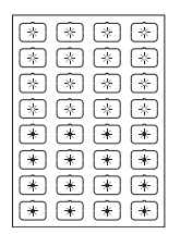 EELECTRON 9025ISF-1 9025 KNX CAPACITIVE BUTTON, WHITE ISET ICONS - F - 32 ICONS