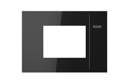 JUNG R5SW Plate for KNX Color Touch SP5.1KNX - black