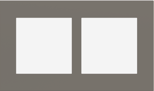 EKINEX EK-S2S-FGL Placca Surface (71 e 20Venti ) rettangolare colore grigio londra