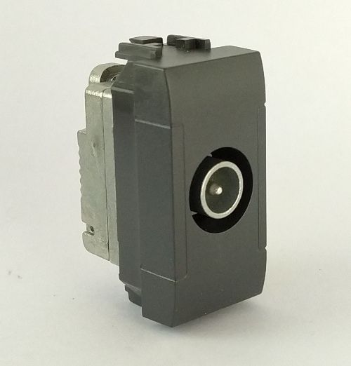 MAPAM 834N Passante Art 834N Black TV Socket