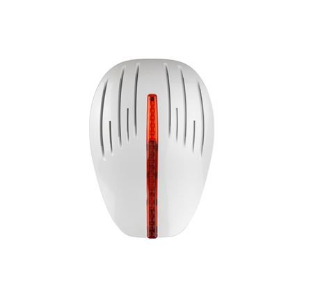 VENITEM 23.34.29 Sirena RIO LS bianco perlato/arancio + led anomalia e uscita anomalia 