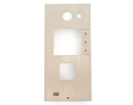 9137610 2N IP Vario metal cover 3 buttons and card reader