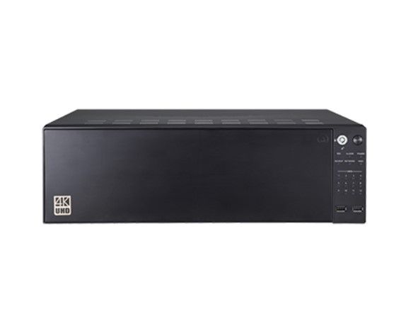 HANWHA PRN-4011-2TB NVR 64CH 4K 400Mbps H.265 NVR - 2TB HDD Recording 