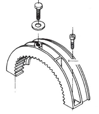 RIB CAL1028 PULEGGIA TIPO 20