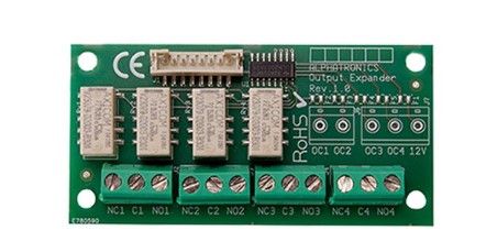 TKH SECURITY 4666 UNIi 4 relay output expansion board