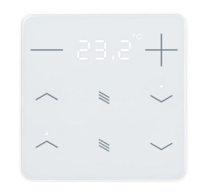 ELSNER 71100 KNX eTR 201/202 Sunblind Pulsante per temperatura, protezione solare, bianco