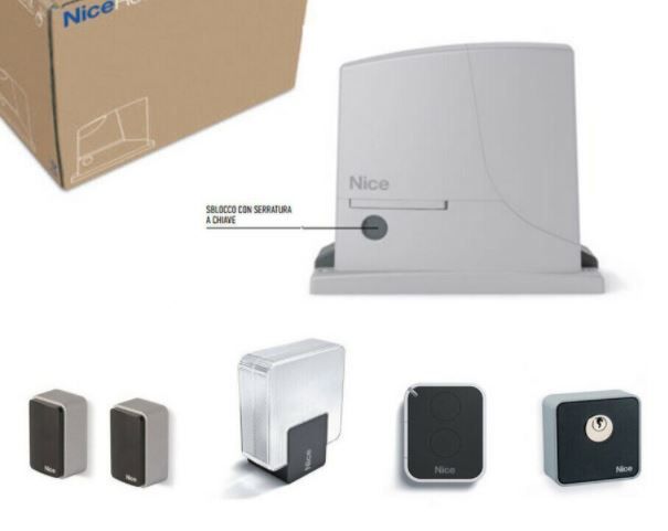 NICE ROX600KCE Kit for the automation of sliding gates up to 600kg