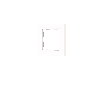 ZENNIO 980000108 ZS55 – Frames for ZS55 switches and sockets, Flat 55 and Tecla 55, 1-gang, gloss white