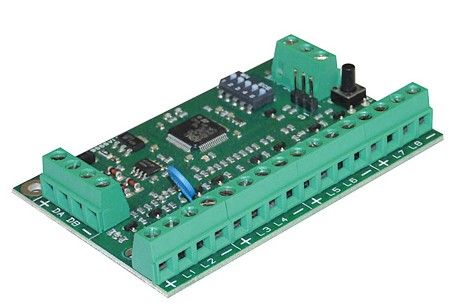AVS ELECTRONICS 1120125 C8 Expansion module 8 zone terminals/oc outputs on RS485 BUS