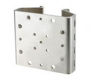 UNISTAB CQ12C2X pair of 120x120mm INOX collars for square poles