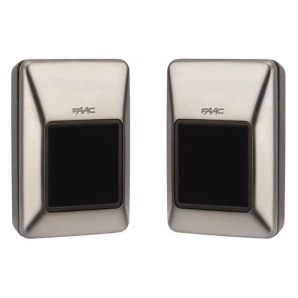 FAAC 7851061 Pair of XP30B INOX 30M BUS photocells