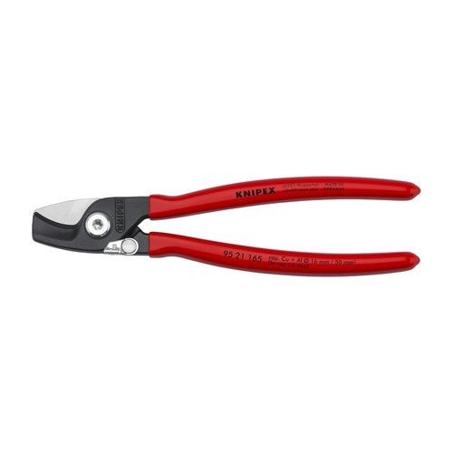 KNIPEX 95 21 165 SB Cable cutter with return spring