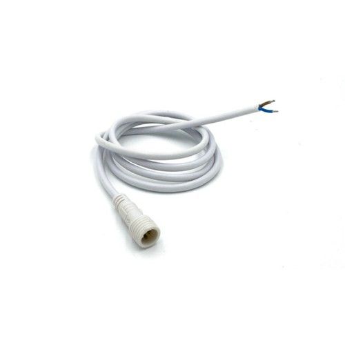 LEDCO CNT68/BI/2F CONNETTORE IP68 C/1 MT. CAVO TONDO BIANCO 2 POLI F