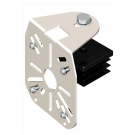 UNISTAB AM2906B supporto bullet camera BIANCO per colonna 60x60mm