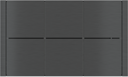 EKINEX EK-FLR-GBU Cornice FF Flank rettangolare Metallo Carbonio