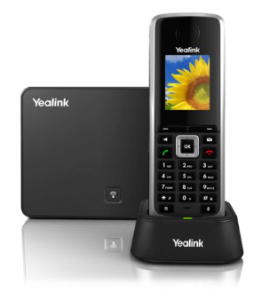YLK-TI-W52P Yealink DECT-IP W52P Single Cell Base Station e Cordless W52H: 4 chiamate, 5 account SIP, PoE