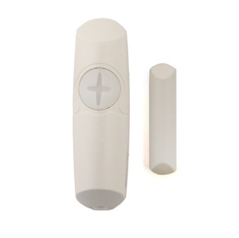 RISCO RK601SM0000C ShockTEC, rivelatore Sismico con Contatto Magnetico con reed interno a flussi concatenati e tamper antirimozione. Colore Bianco