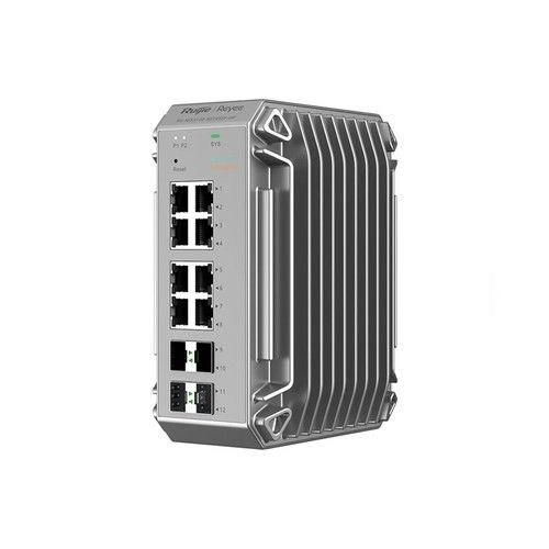 RUIJIE RG-NIS3100-8GT4SFP-HP L2 Industrial Managed Switch, 8-Port Gigabit RJ45