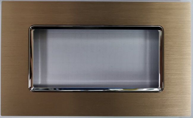MAPAM 5004LL-2 Joy 5004LL-2 4P Champagne Aluminum Plate