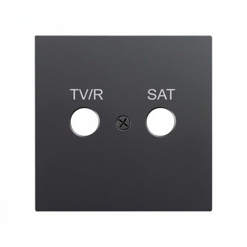 ZENNIO ZS70CTVRSA ZS70. Placca copri-inserto TV-R/SAT 70x70 mm - Ant