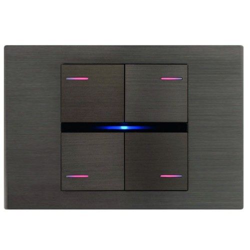 EELECTRON BK04MT-BR KIT 4 TASTI QUADRATI METAL BRONZE - LINE