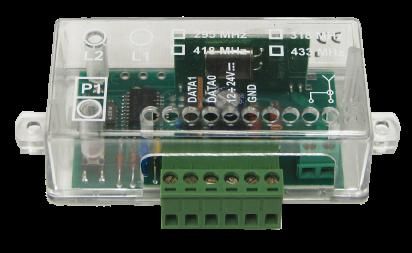 CDVI RECEPTW WIEGAND 433MHZ 1-CHANNEL RADIO RECEIVER