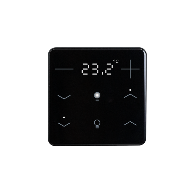 ELSNER 71174 KNX eTR 206 Light, black RAL 9005 Button for Tempe
