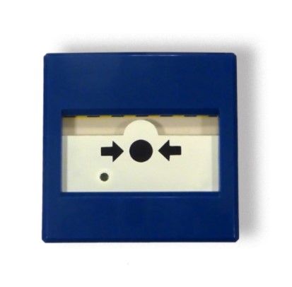 INIM FIRE IC0020B Resettable conventional alarm button - Blue