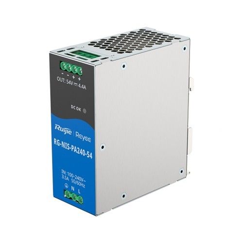 RUIJIE RG-NIS-PA240-54 AC/DC 240W DIN-Rail Power Supply for industrial sw
